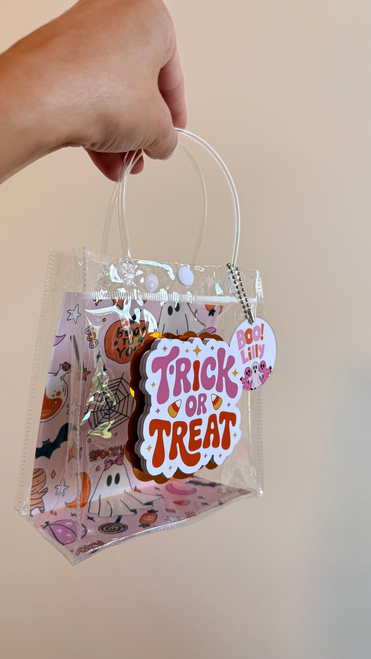 Transparent Halloween bag