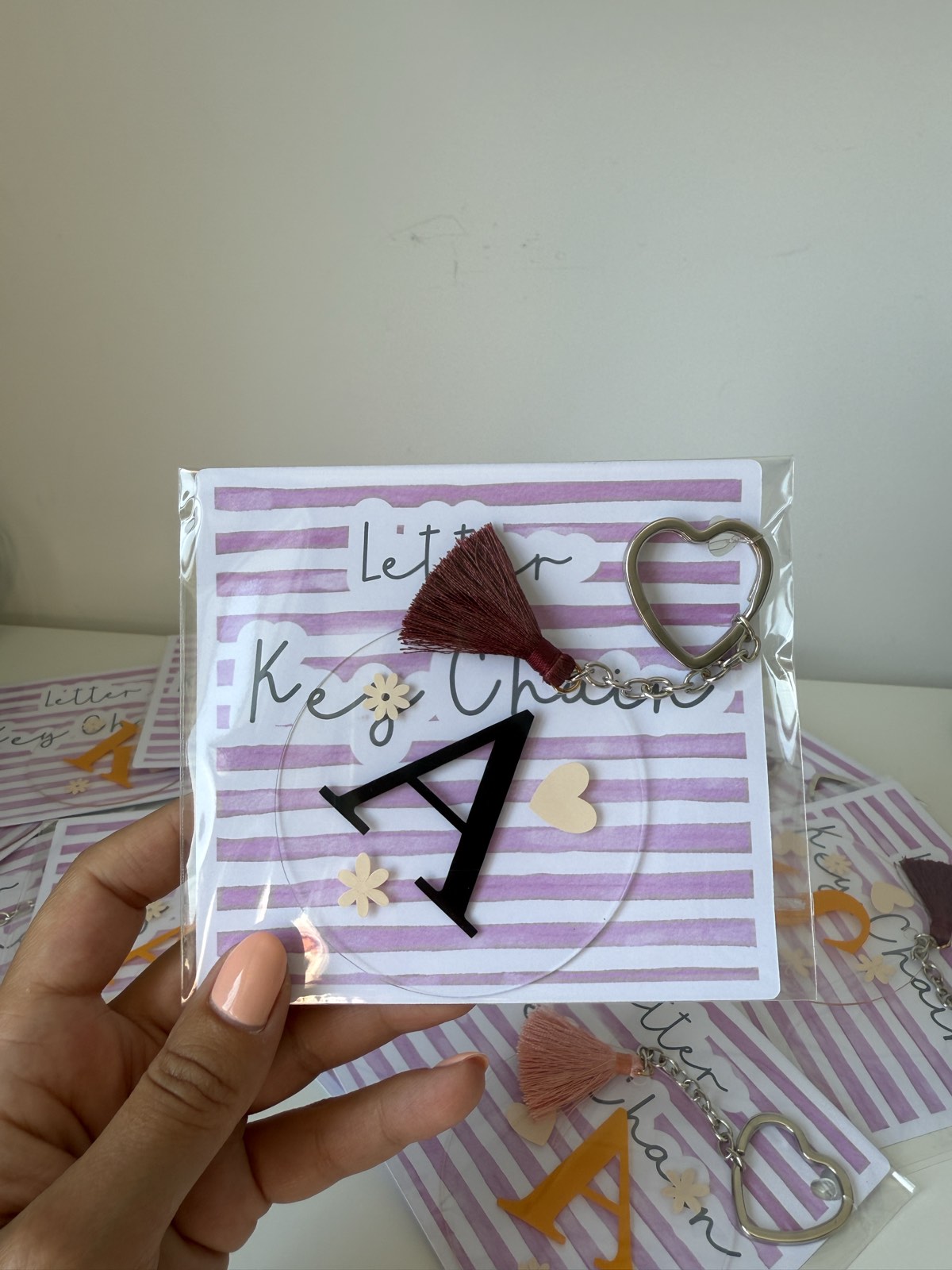 Keychain Letter - LL Crafted Boutique