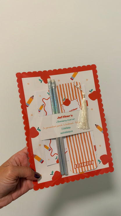 Teacher stationery set