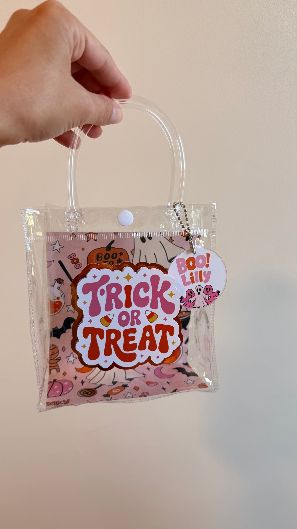 Transparent Halloween bag