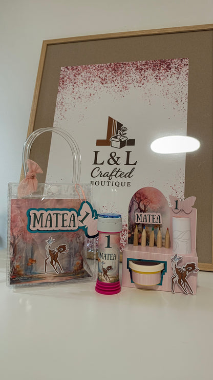 Transparent bag set 4