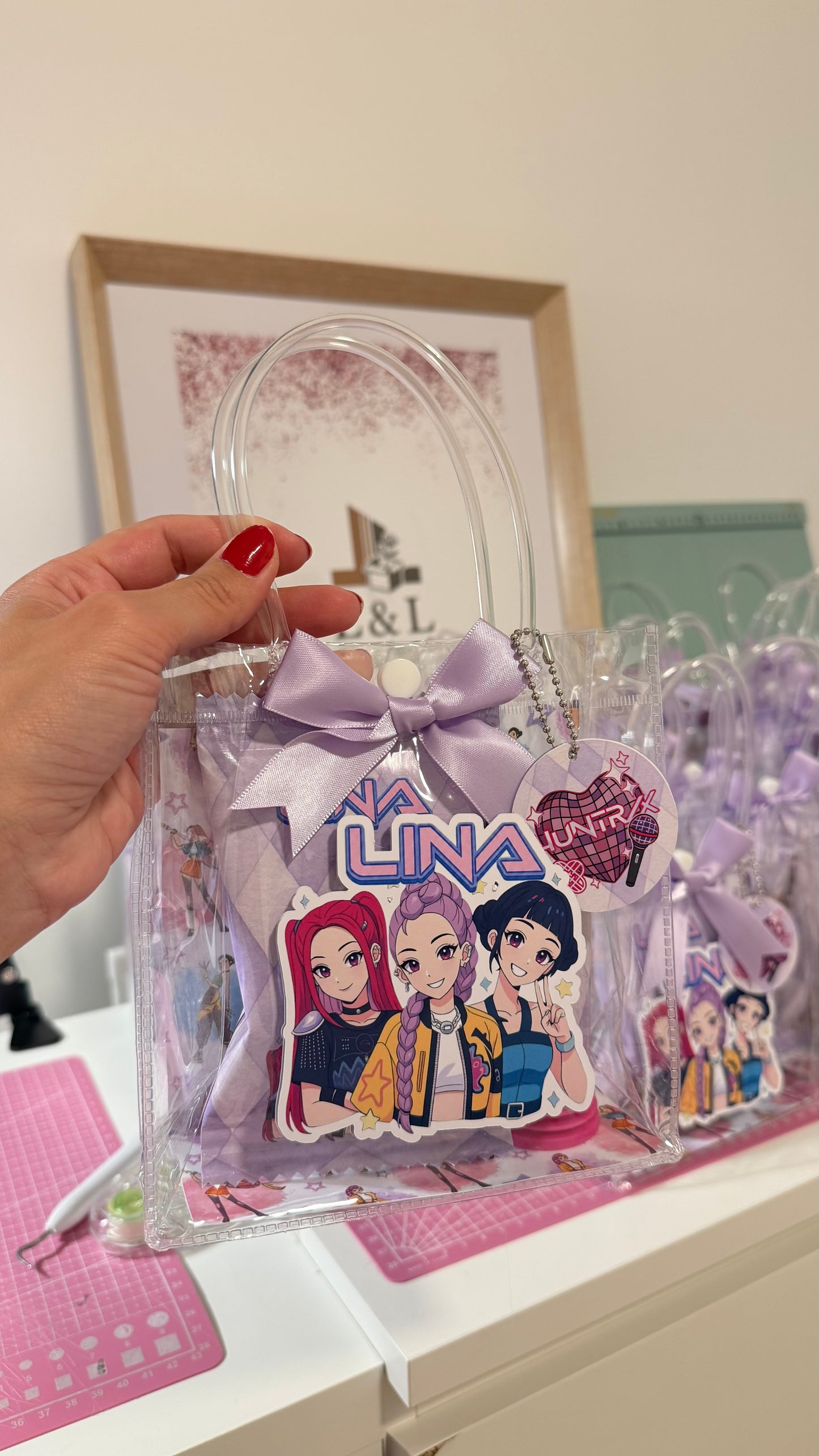 Transparent 3D bag ( empty )