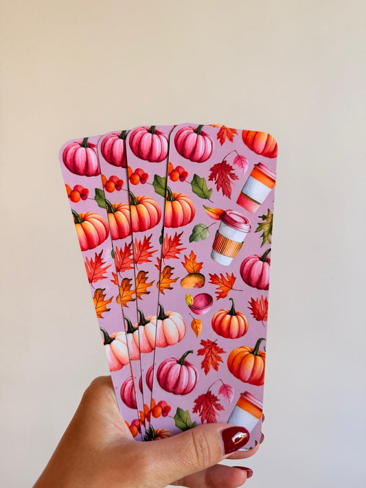 Autumn With Name Bookmarks ( price for 1)