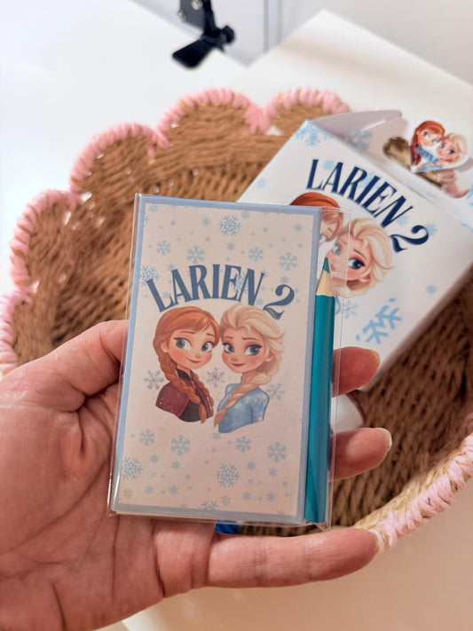 Coloring book with one pencil