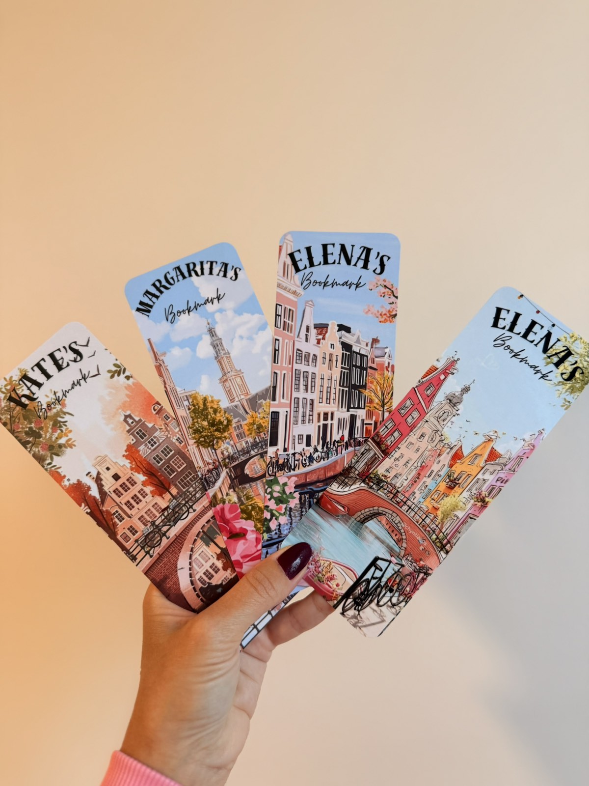 Amsterdam Bookmarks (set of 4) - LL Crafted Boutique