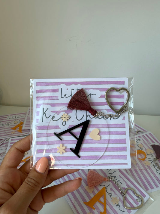 Keychain Letter - LL Crafted Boutique
